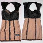 Guess  Claudia Black Lace Sleeveless Sheath Dress 6 Velvet Sexy‎ Party Lacy Photo 10