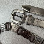 Suzi Roher Belt Womens Medium Plus Silver Metallic Metal Chain Naturalist Life Photo 5