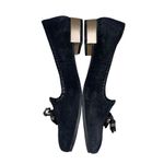 Jack Rogers  Black Suede Gabrielle Kiltie Loafers Photo 3