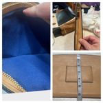 Reed Tote/Shoulder Color Block Faux Leather with small Organizer Bag Black Photo 8