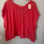 Free People Movement  My Time Tee in Hibiscus Size Large Photo 4