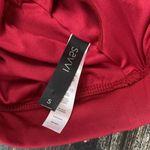 Savvi Red 1 Shoulder Cropped Athletic Sport Top NEW S Photo 3