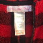 Pillow Talk Red & Black Fleece Hooded Onesie Photo 3