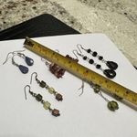 Lot Of 5 Dangle Drop Mix Pierced Earrings Bead, Beaded Variety Photo 6