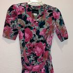 Vintage Floral Dress Rose Garden Size 8 Photo 2