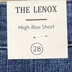 BLANK NYC NWT Exposed Button Fly Lenox High Rise Denim Jean Shorts Size 28 Photo 6