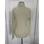 Madewell Alpaca Blend Harry Sheer Mock Neck Sweater Light Heather Green Size M Photo 1