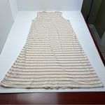 The Great . Cream Striped Sleeveless Maci Dress 100% Cotton Women SZ 2 *TINY FLAW Photo 10