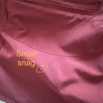 Lululemon   maroon lined drawstring shorts with reflective striped sides   Photo 5