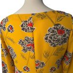 Banana Republic Yellow Floral Blouse Photo 4
