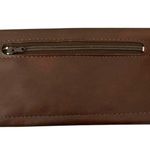 Vintage Star Brand Dark Brown Leather? Trifold Wallet Made in Hong Kong Classic Photo 8