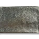 Vintage Clutch Wallet Formal Handbag Rectangle Metallic Gold Snap Closure Photo 2