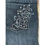 White House | Black Market  00 Bootcut Black Designed Pocket Jeans Photo 4