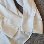 Chico's  White Button Down Dress Shirt SIZE 1 (US M/8) Photo 3