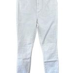 7 For All Mankind White Aubrey High-Waist Ankle Skinny Jeans Photo 0