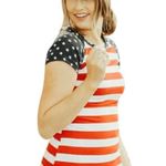 New Women’s Patriotic Dress/Swim Dress Stretchy XL Red Photo 0