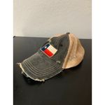 Mason Jar Label Texas Flag Hat Distressed Adjustable Trucker Western Cowgirl Photo 1