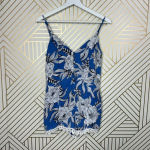 Lovers + Friends Sapphire Romper Riviera Floral Print Blue Size XS Photo 2
