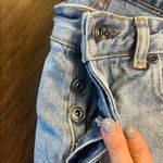 Avec Les Filles  80754 Womens Straight Light Wash Distressed Raw Hem Jeans 26 Photo 8