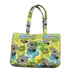 Vera Bradley  Floral Tote Bag - Green, Blue, Black - Retired Pattern Limes Up Photo 3