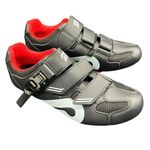 Peloton  Cycling Shoes Black White Red Size 40 Women Size 9 Photo 0
