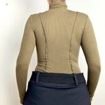 Out From Under Olive Green Long Sleeve Bodysuit Photo 1