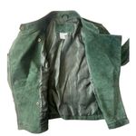 Live a Little Green Suede Moto Jacket | Small Photo 2