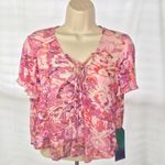 Show Me Your Mumu  Oasis Lace-Up Crop Top  NEW Photo 2
