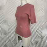 KENZO Tiger Embroidery Short Sleeve Jumper Sweater in Pink Size US XS Photo 3