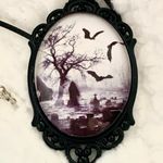 Gothic Black Pendant Necklace Photo 0