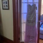 Terani Couture Prom DRESS  sequins mermaid dress lilac 4 Photo 2