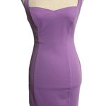 ASTR  the Label Sterotype Dress Lilac Bodycon Stretch Mini Sz S Sweetheart Neck Photo 0