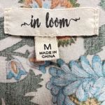 In Loom Prairie Dress Medium Ditsy Floral Elastic Waist‎ Cap Sleeve Tiered Midi Photo 2