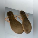 Veittes Beaded SlipOn Beach Metallic Dazzle RoseGold Bling Thong Flat Sandals 10 Tan Photo 4