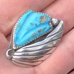 Vintage 8.5 Sleeping Beauty Turquoise Sterling Silver Ring by Bernadette Eustace Photo 3