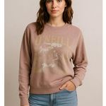 O'Neill Surfcore Streetwear Skater Grunge Skeleton Graphic Sweatshirt Pink  XS Photo 0