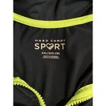 Hard Candy Sport Athletic Zip-Up Jacket Rouching Pockets Size XXL Black/Yellow Photo 5