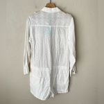 Melissa Odabash Honour Lace Beach Long Sleeve Romper Size Large White NWT NEW Photo 3