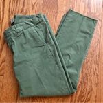 Nili Lotan East Hampton Pants Green Cameo Frayed Hem Women’s Size 10 Photo 9