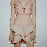 Bardot Fae Lace Mini Dress Pink Size 6 Small Photo 11