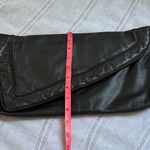 Pioneer Vintage 80s Black Leather Fold Over Clutch. Photo 11
