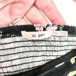 Francesca’s Mi Ami Women’s Mini Dress Floral Size M Zipper Back Square Neck Black Size M Photo 5