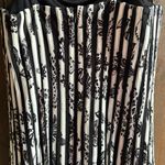 Maner Black and White Striped Dress Photo 10