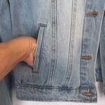 Love Tree Denim Light Wash Blue Long Sleeve Lightweight Shirt Jacket Small Photo 5