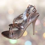 Call it spring  silver strapped heels Photo 4