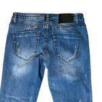 One Teaspoon Freebirds II Low Waist Skinny Distressed Jeans Size 24 Blue Blonde Photo 6