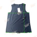 Athleta Zephyr Refined Tank top Large Black NWT New Active Wicking Shell Photo 6