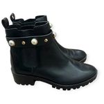 Karl Lagerfeld  Paris Women's Fashion Boot with Pearl Accents Photo 5