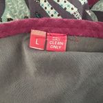 Y2K Peplum Top Butterfly Floral Embroidered Lace Size Large Purple Pink Cotton Photo 9