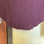 Free People Burgundy Thermal Autumn Fall Size Small Photo 4